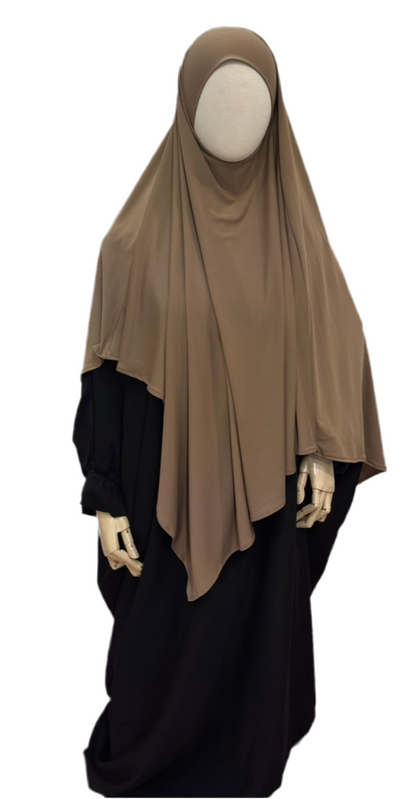 Premium Jersey Khimar - Mocha