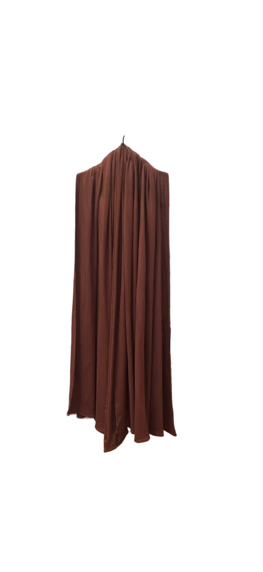 Jersey bambou - Acajou